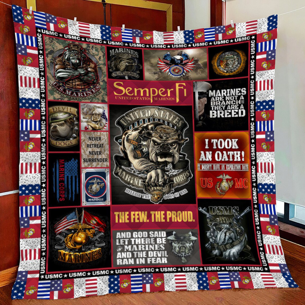 Unittatea Mar Dog Fleece Blanket Quilt Blanket