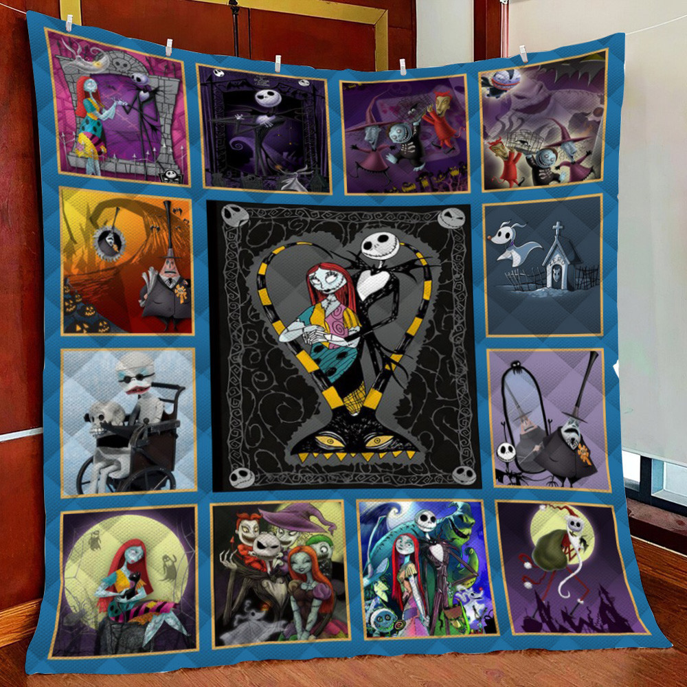 Nightmare Before C Fleece Blanket Quilt Blanket