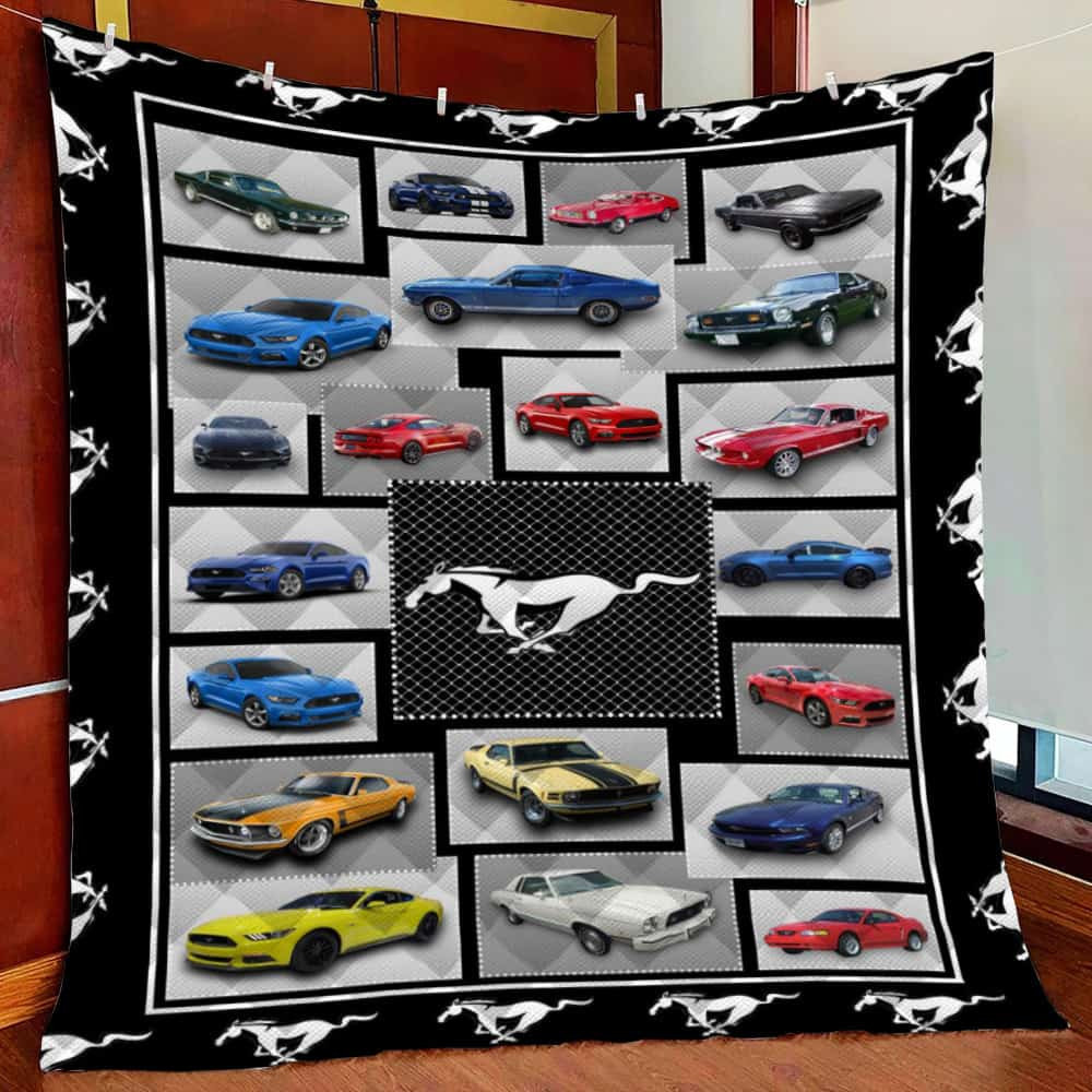 Mustang Collection Art Fleece Blanket Quilt Blanket