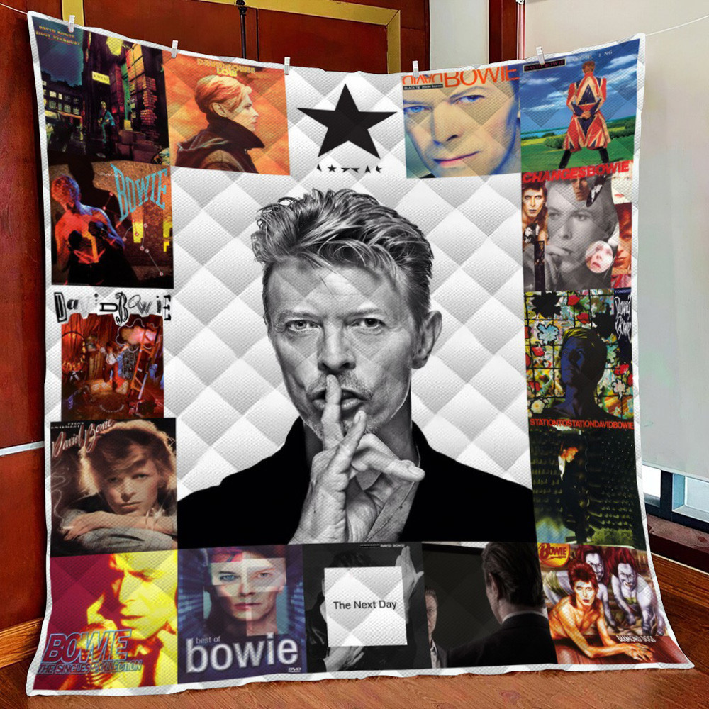 David Bowie Fleece Blanket Quilt Blanket For Bed
