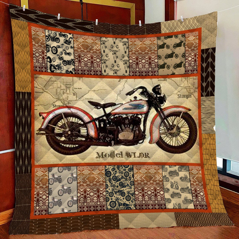 Motorcyhable Handmade Fleece Blanket Quilt Blanket