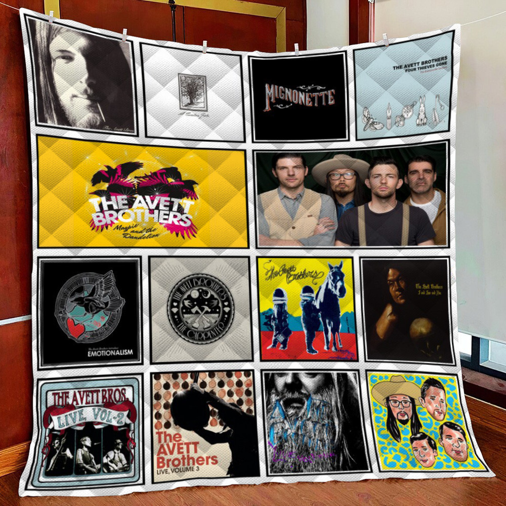 The Avett Brot Fleece Blanket Quilt Blanket