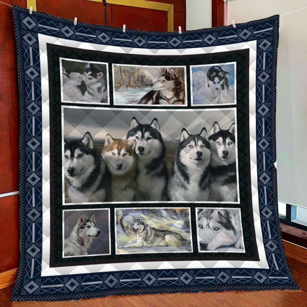 Siberianky 1 Fleece Blanket Quilt Blanket