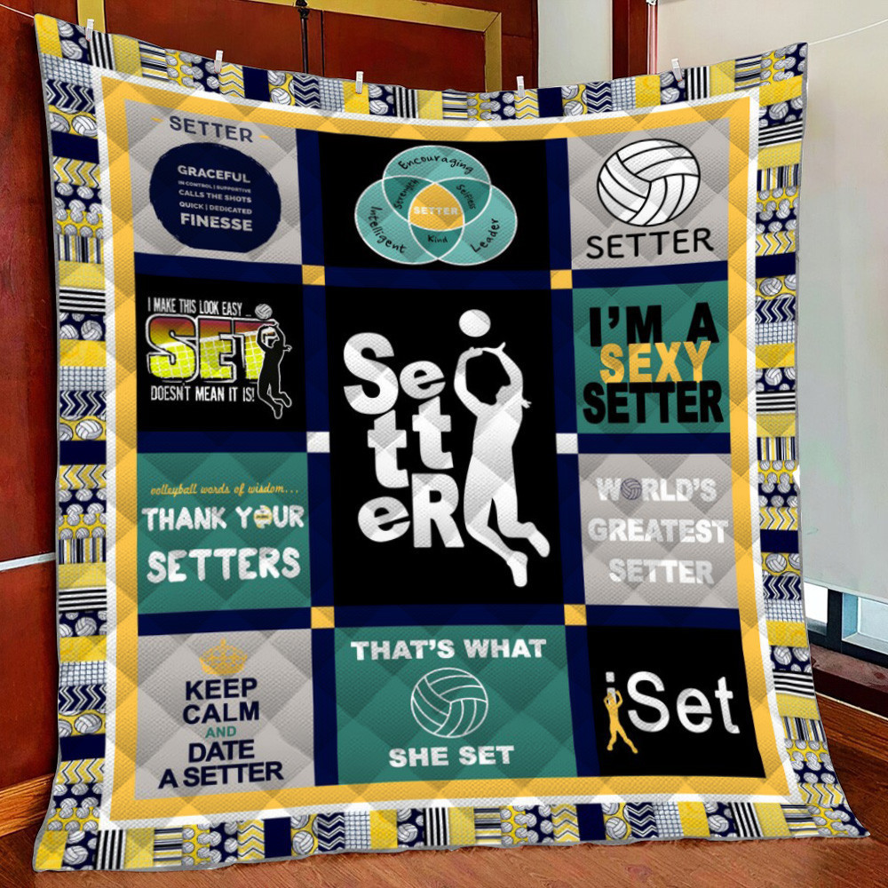 Volleybaetter Fleece Blanket Quilt Blanket