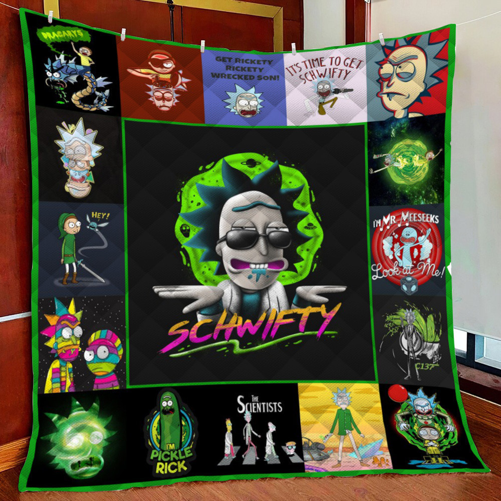Rick And Morty Fleece Blanket Quilt Blanket