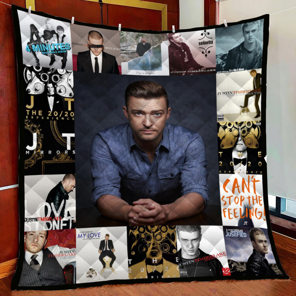 Justin Timberlake Fleece Blanket Quilt Blanket