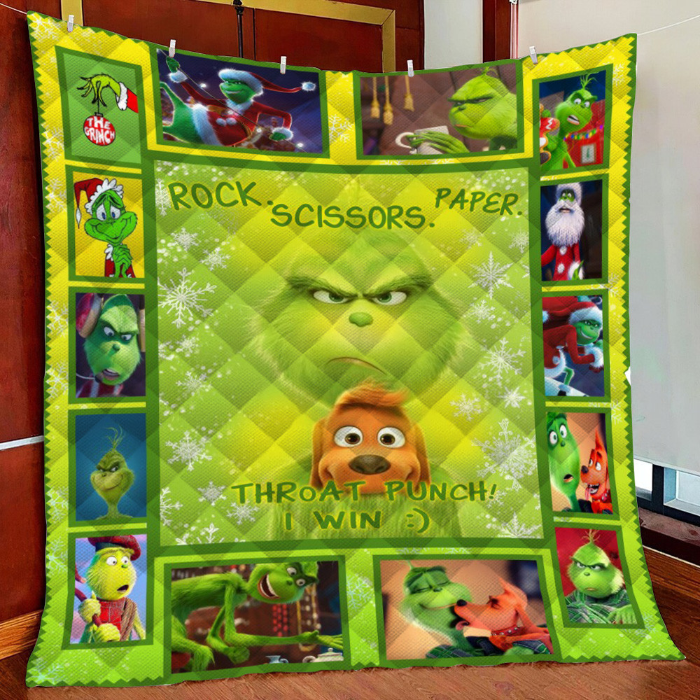 The Grinch Blanket ingle-130X150Fleece Blanket Quilt Blanket