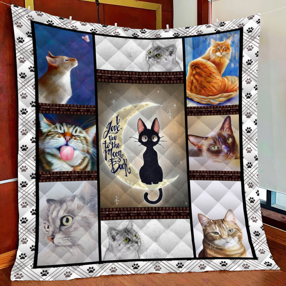 Cat Lo Fleece Blanket Quilt Blanket