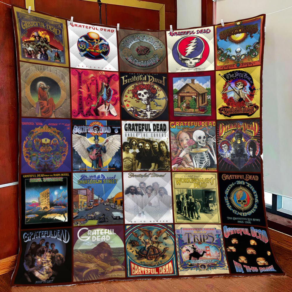 Grateful Dead Fleece Blanket Quilt Blanket