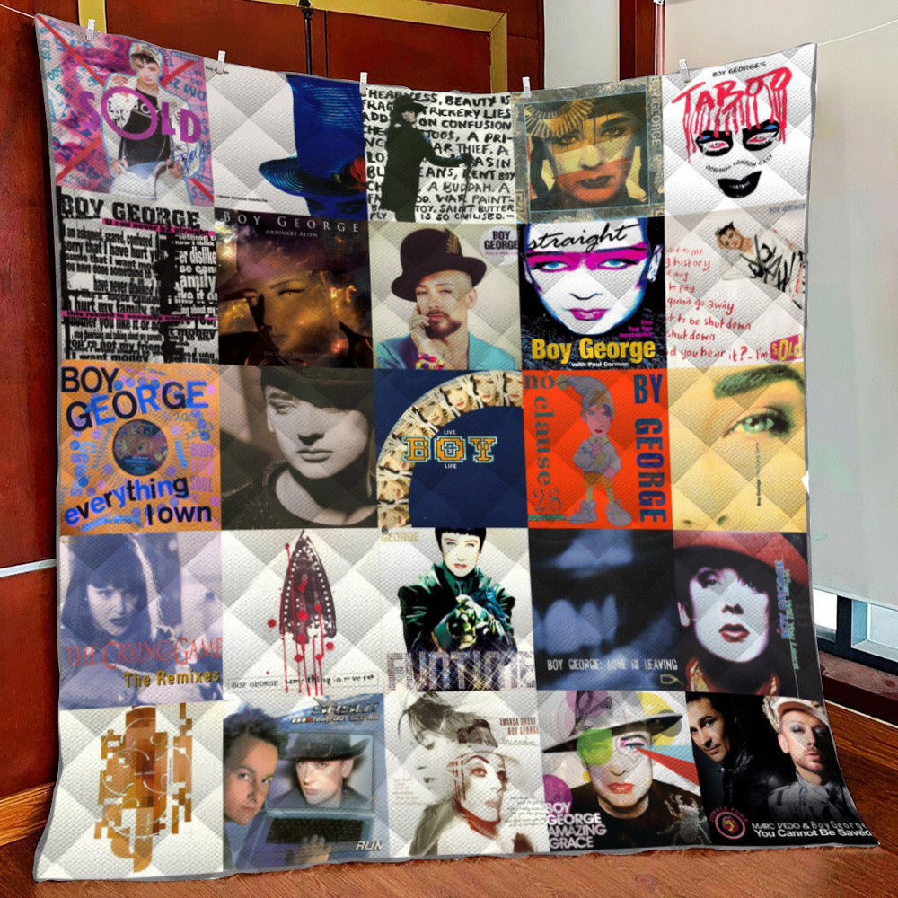 Boy George Fleece Blanket Quilt Blanket