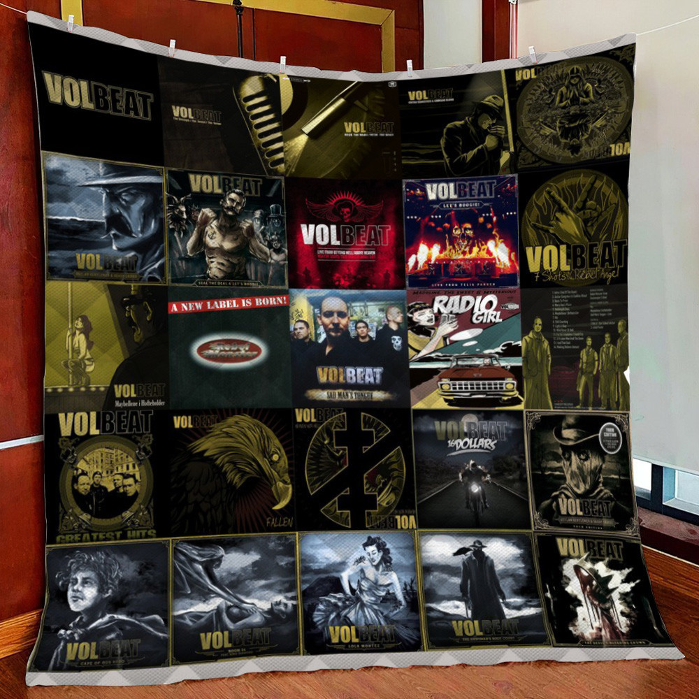Volbeat Fleece Blanket Quilt Blanket