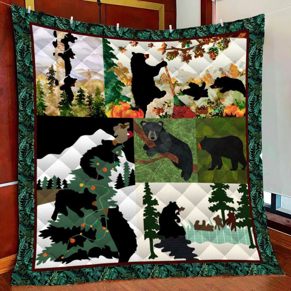 Bear In The Ft Fleece Blanket Quilt Blanket