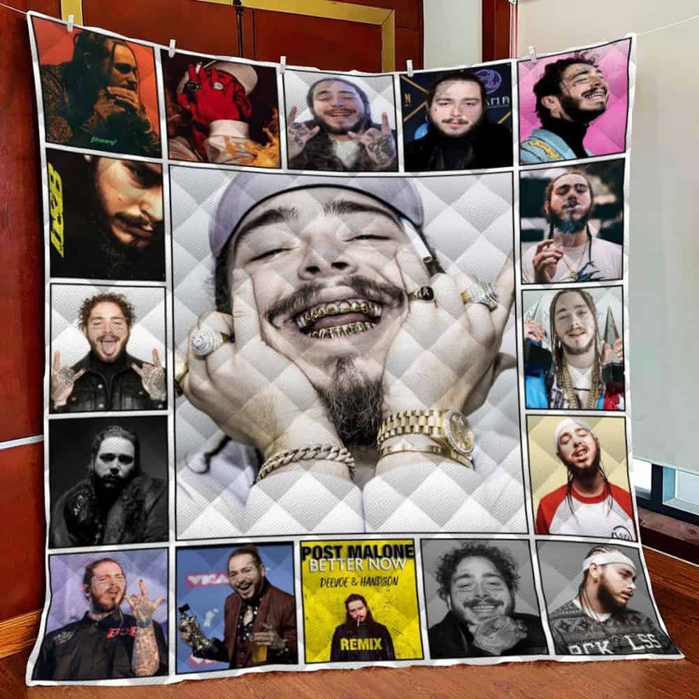 Post Malone Fleece Blanket Quilt Blanket