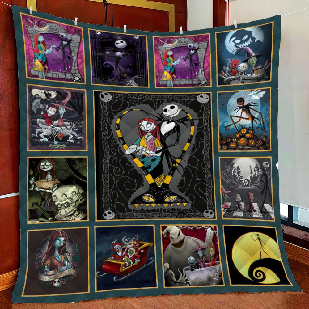 The Nightmare Before Ct M Imfleece Blanket Quilt Blanket