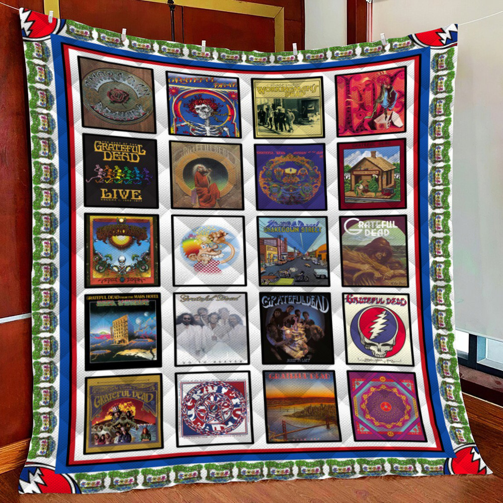 Grateful Dead 02 Fleece Blanket Quilt Blanket