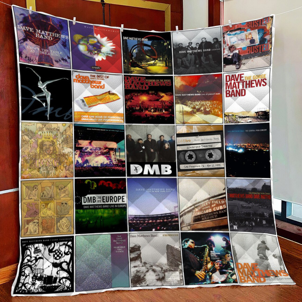 Dave Matt Band Fleece Blanket Quilt Blanket