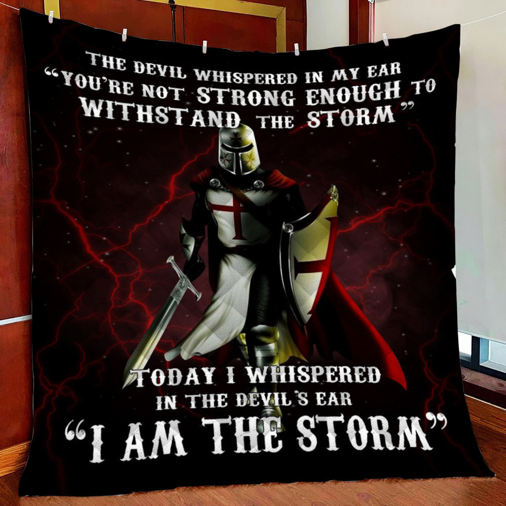 I Am Ttorm Fleece Blanket Quilt Blanket