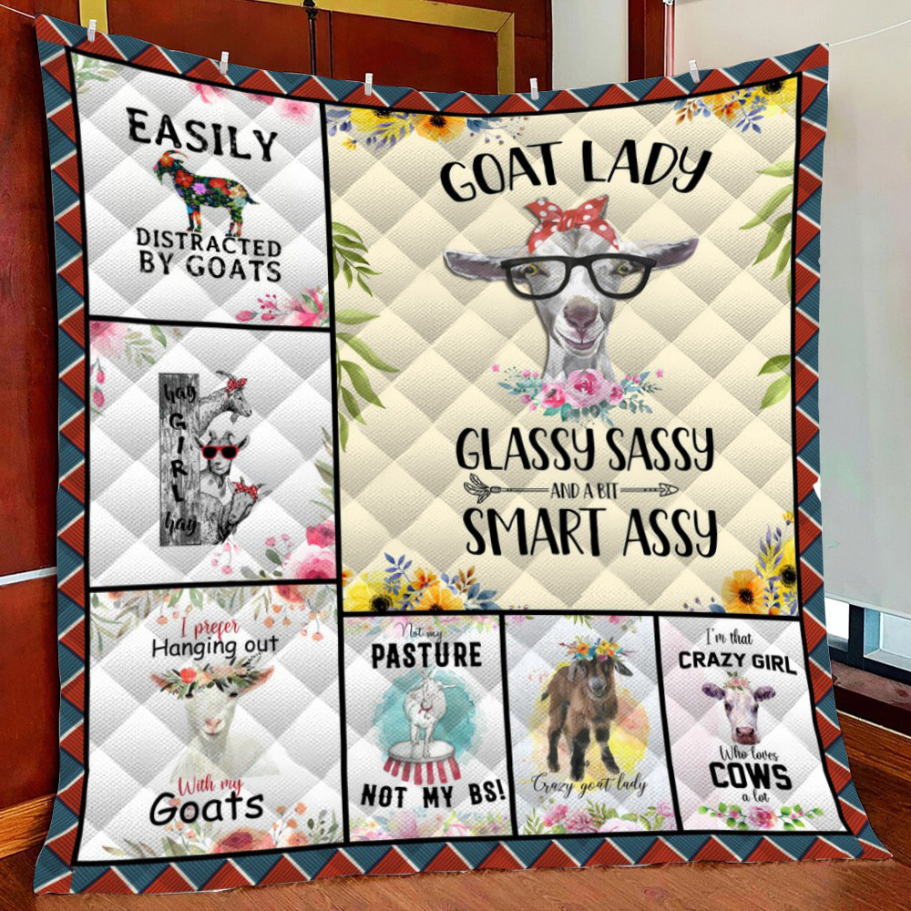Goat Blanket 3D Printing Htt Qhg00017-180X200Fleece Blanket Quilt Blanket