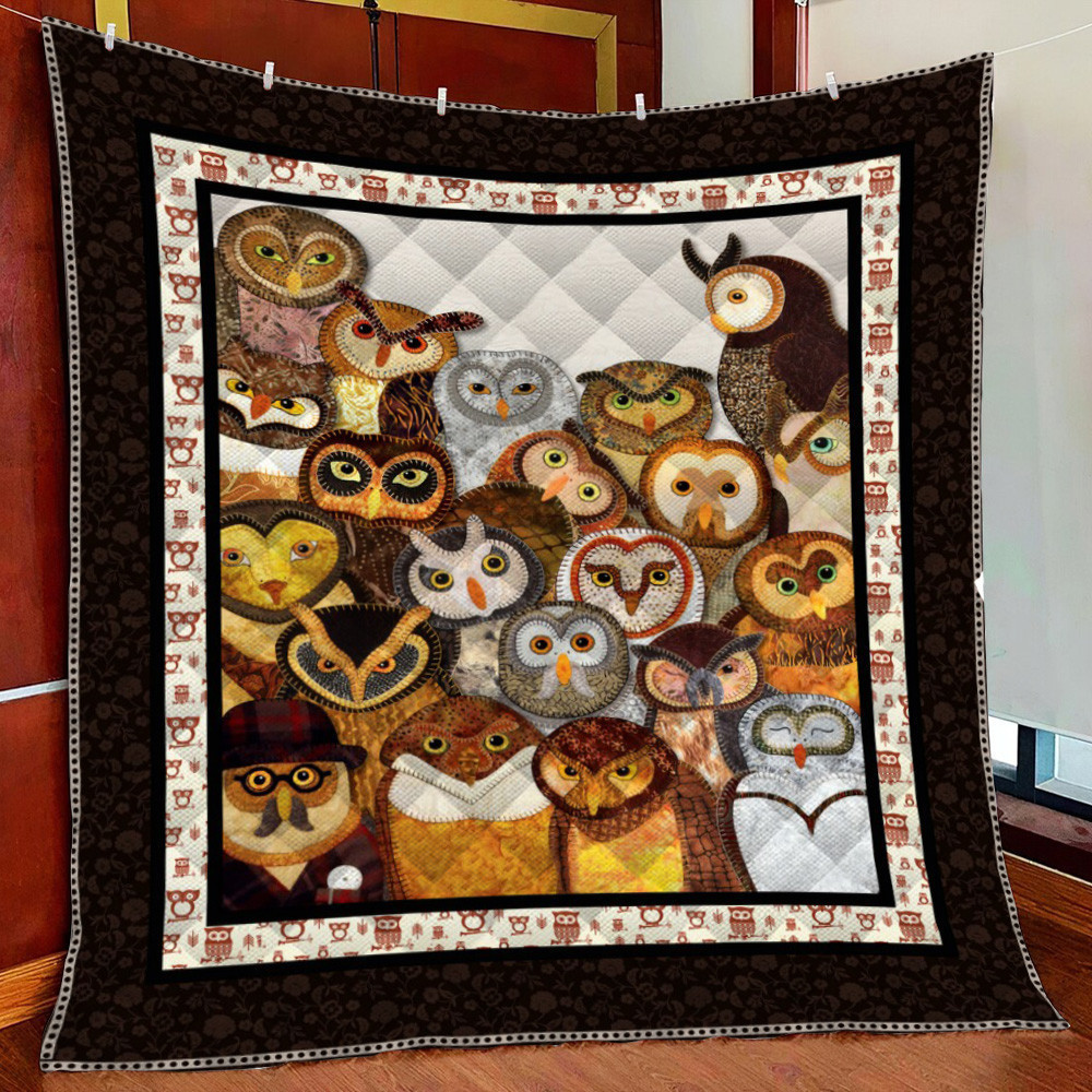 Owlhable Handmade Fleece Blanket Quilt Blanket