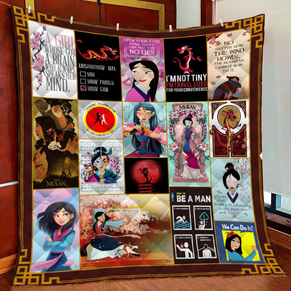 Mulan Fleece Blanket Quilt Blanket