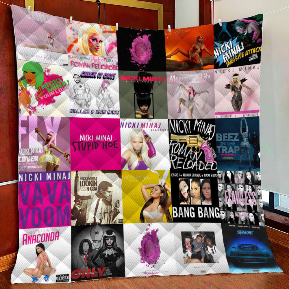 Nicki Minaj Fleece Blanket Quilt Blanket For Bed