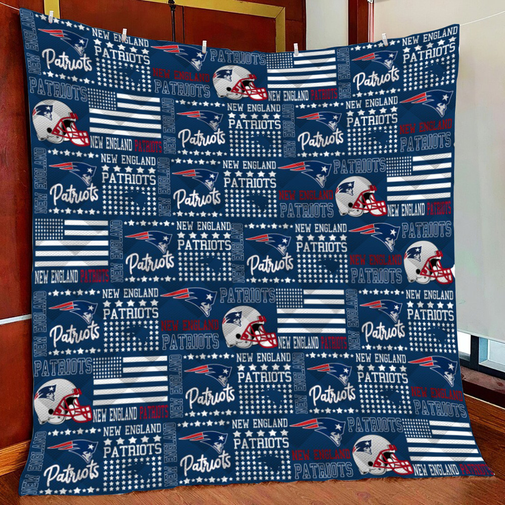 NFL New England Patr American Fla Football Nfl 3D Fleece Blanket Quilt Blanket