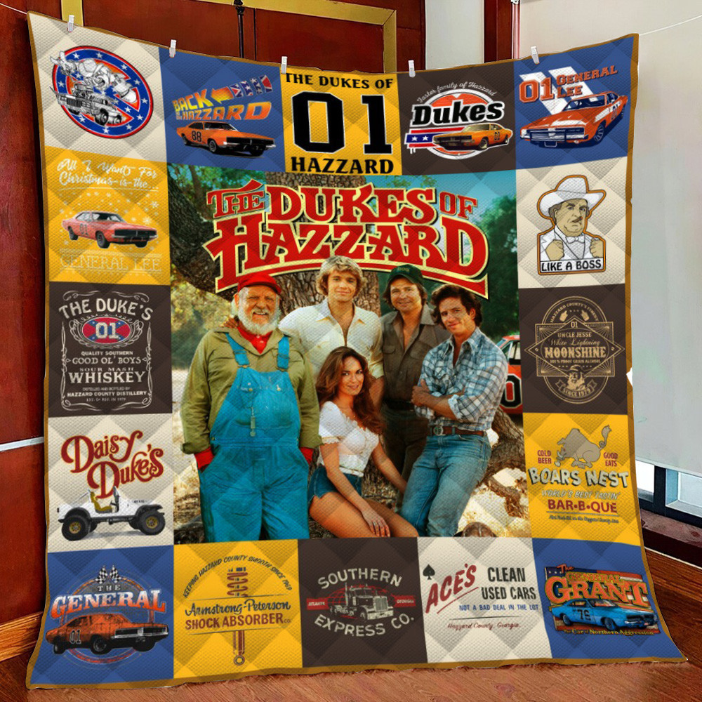 Dd ?C The D Of Hazzard Fleece Blanket Quilt Blanket