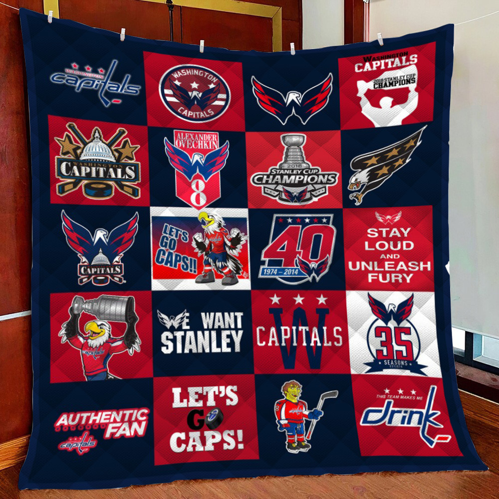 Washington Capi Fleece Blanket Quilt Blanket