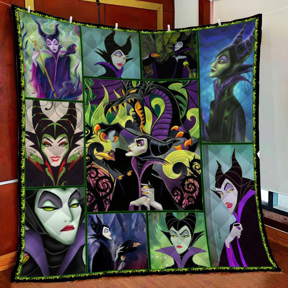 Maleficent Fabric Fleece Blanket Quilt Blanket