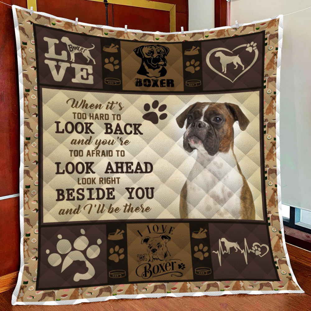 Boxer ide You Fleece Blanket Quilt Blanket