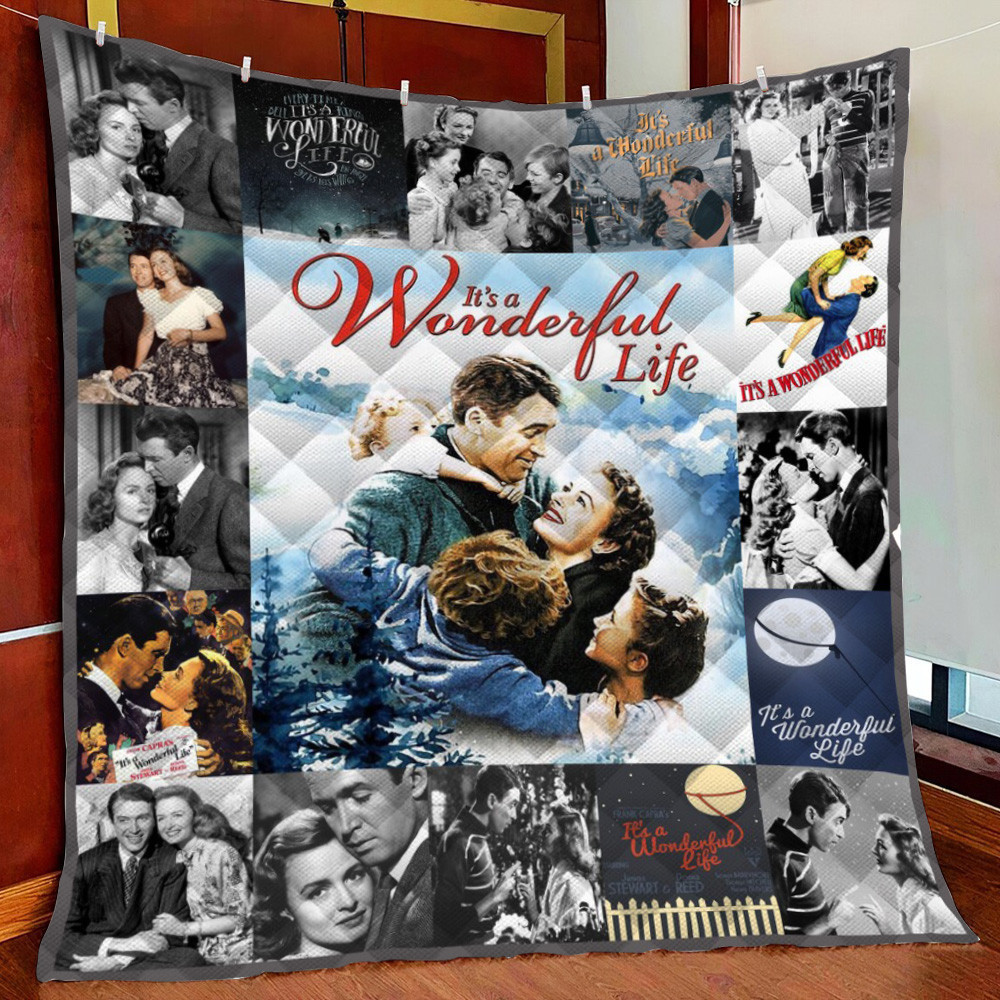 I A Wonderful Life Fleece Blanket Quilt Blanket For Bed