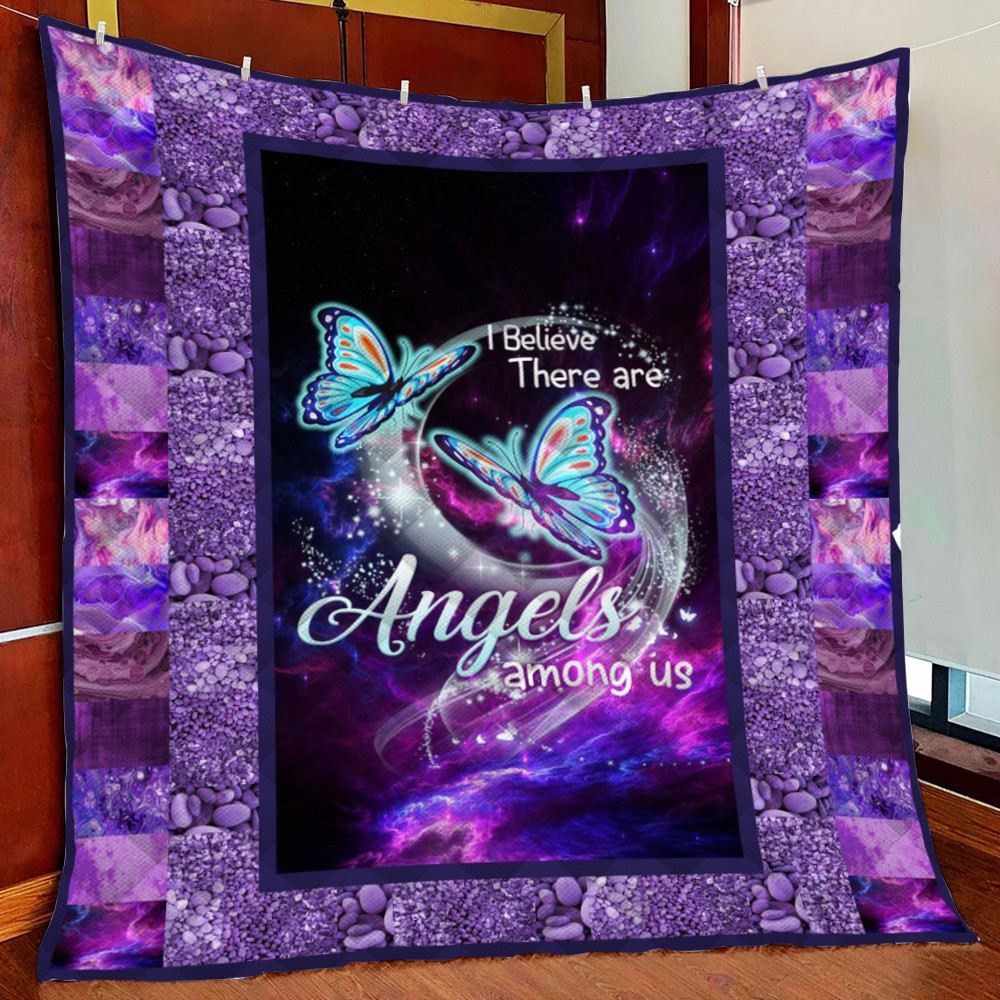 An Amon Butterfly Fleece Blanket Quilt Blanket