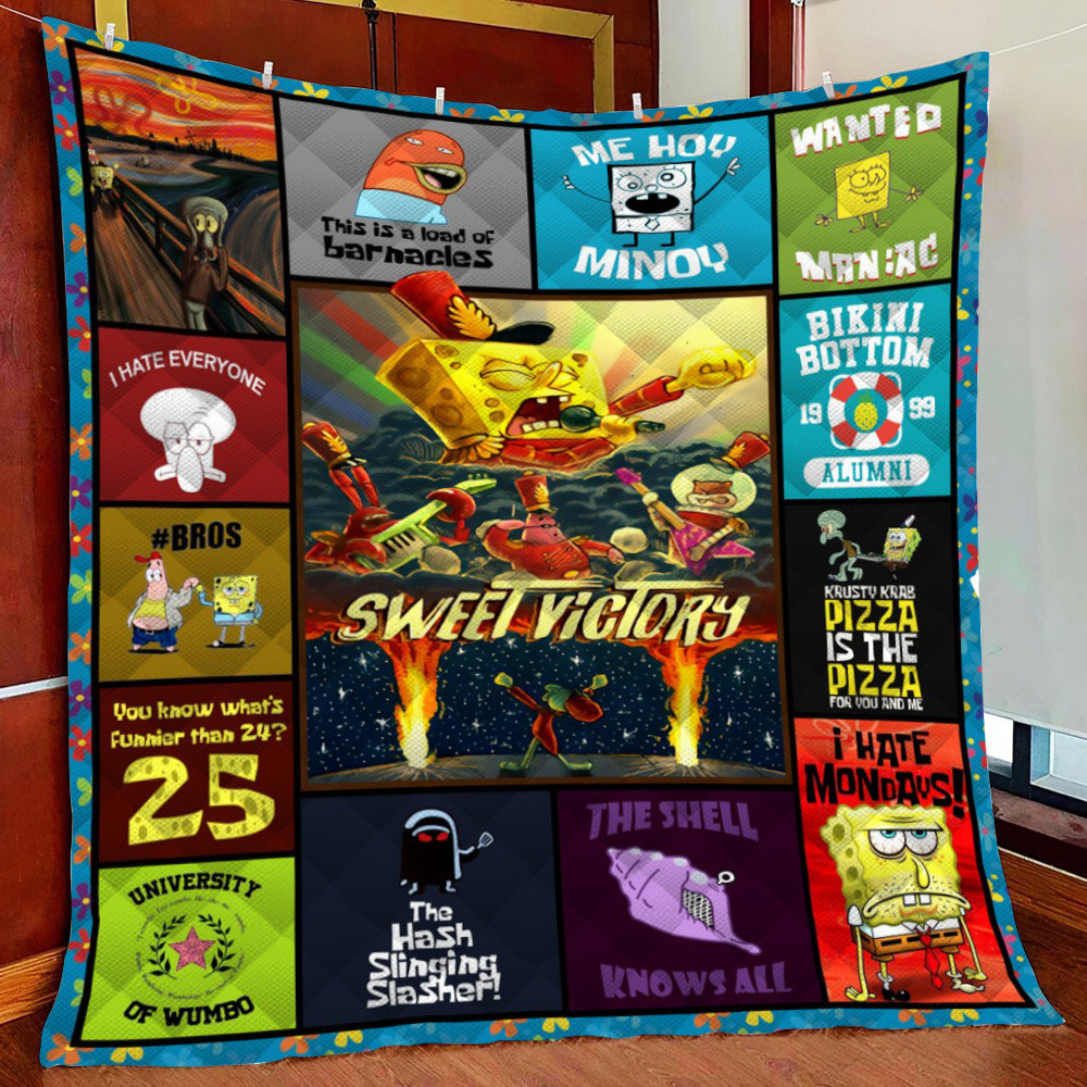 Spongebob Fleece Blanket Quilt Blanket