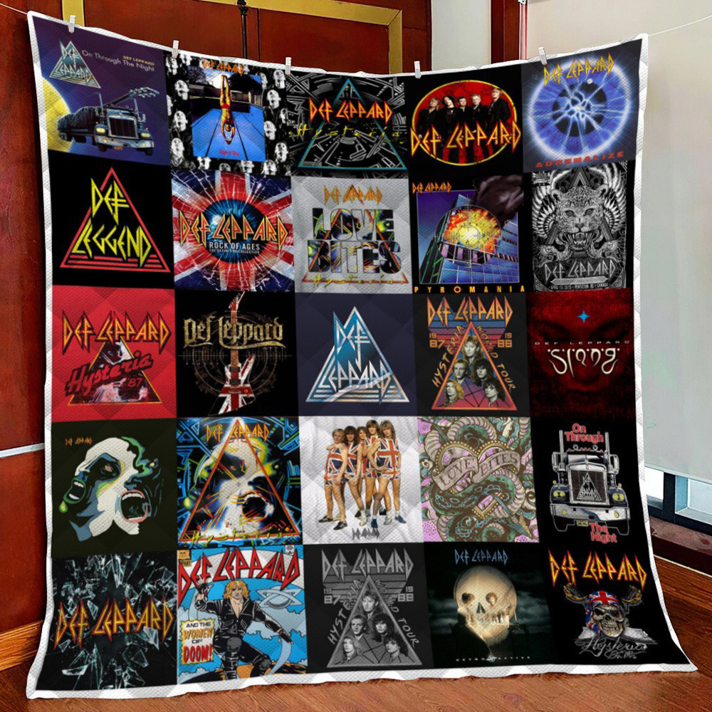 Def Leppard Fleece Blanket Quilt Blanket