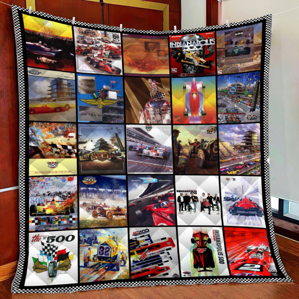 Indianap 500 V1 Fleece Blanket Quilt Blanket