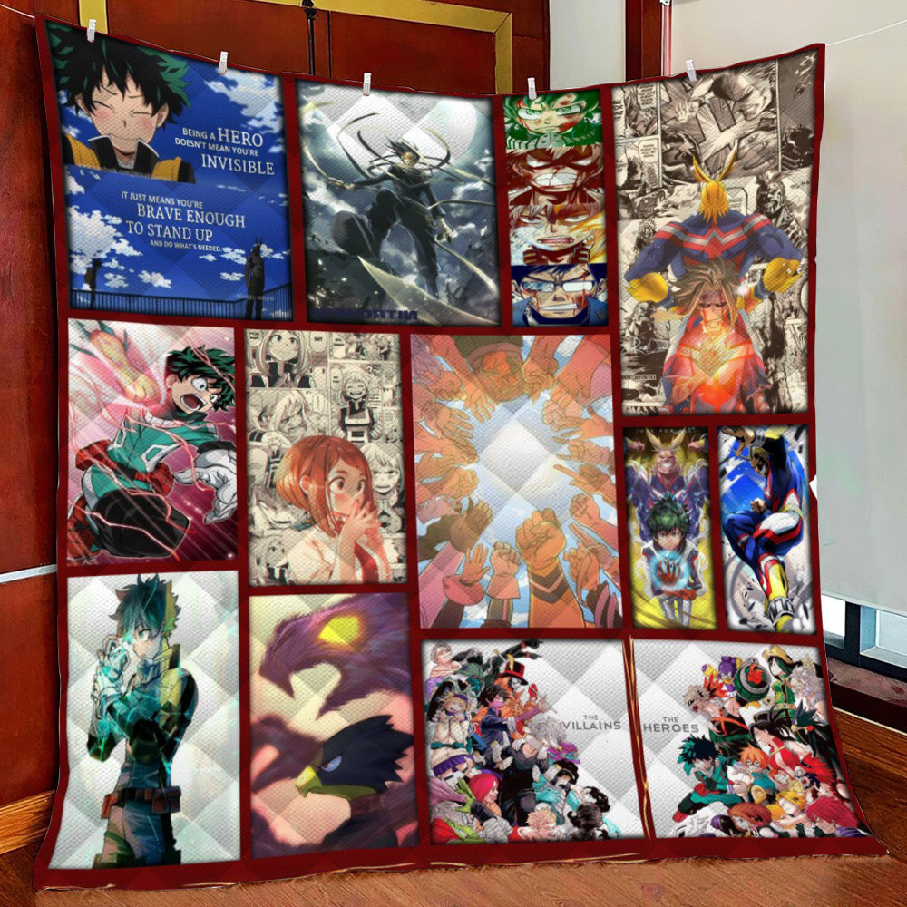 My Hero Academia Fleece Blanket Quilt Blanket