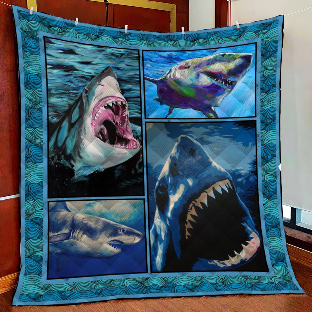 Shark Fleece Blanket Quilt Blanket