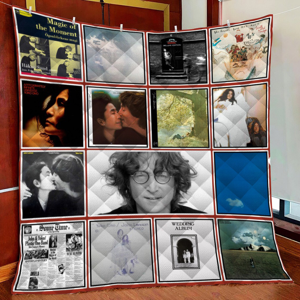 John Lennon Album Fleece Blanket Quilt Blanket