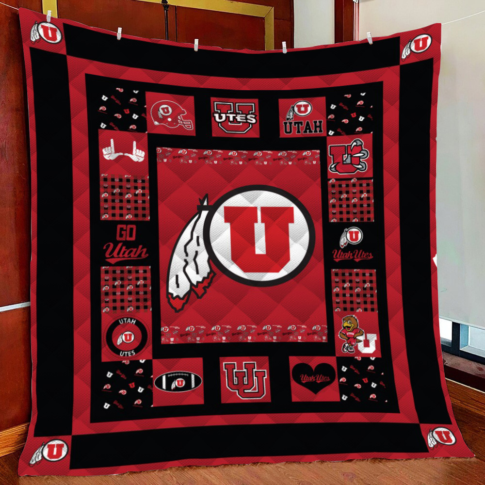 Utah Ver1 Fleece Blanket Quilt Blanket For Bed
