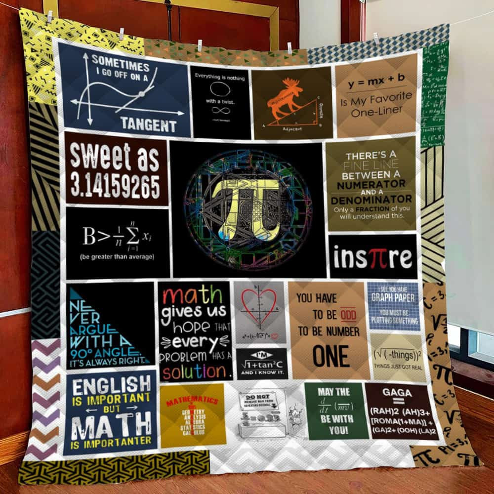 Math Art Fleece Blanket Quilt Blanket