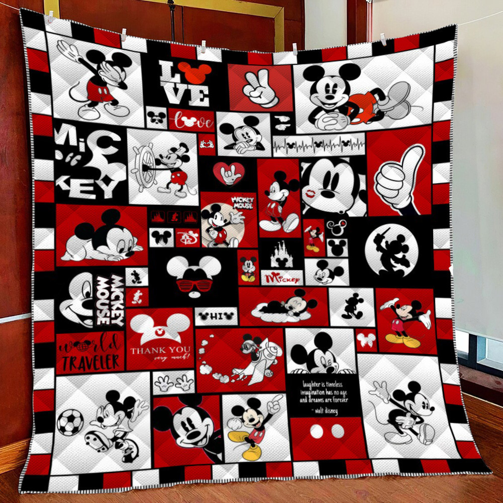 Mickey Fleece Blanket Quilt Blanket