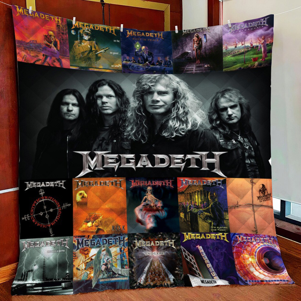 Megadeth Fleece Blanket Quilt Blanket