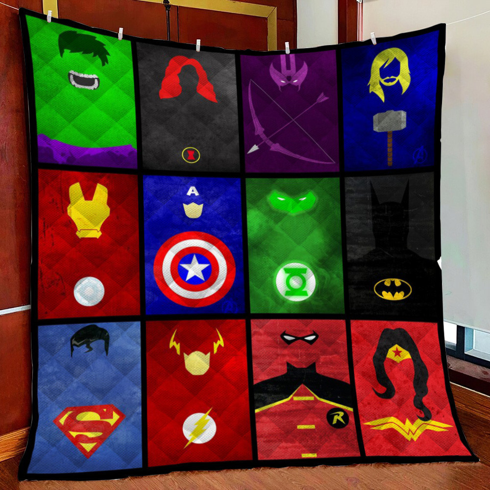 Marvel Aven Comic Fleece Blanket Quilt Blanket