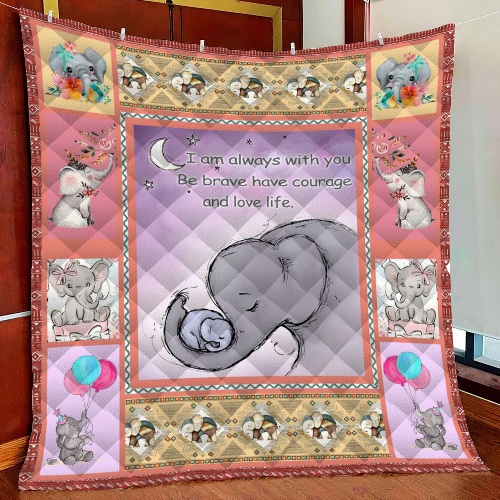 I Am Al With You Elephant Fleece Blanket Quilt Blanket