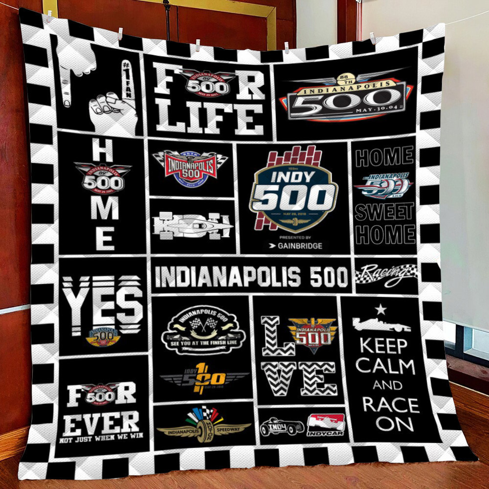 Indianap 500 Fleece Blanket Quilt Blanket