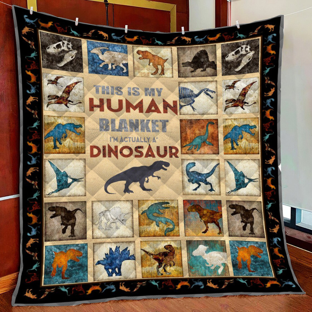 I Am Actually A Daur Fleece Blanket Quilt Blanket