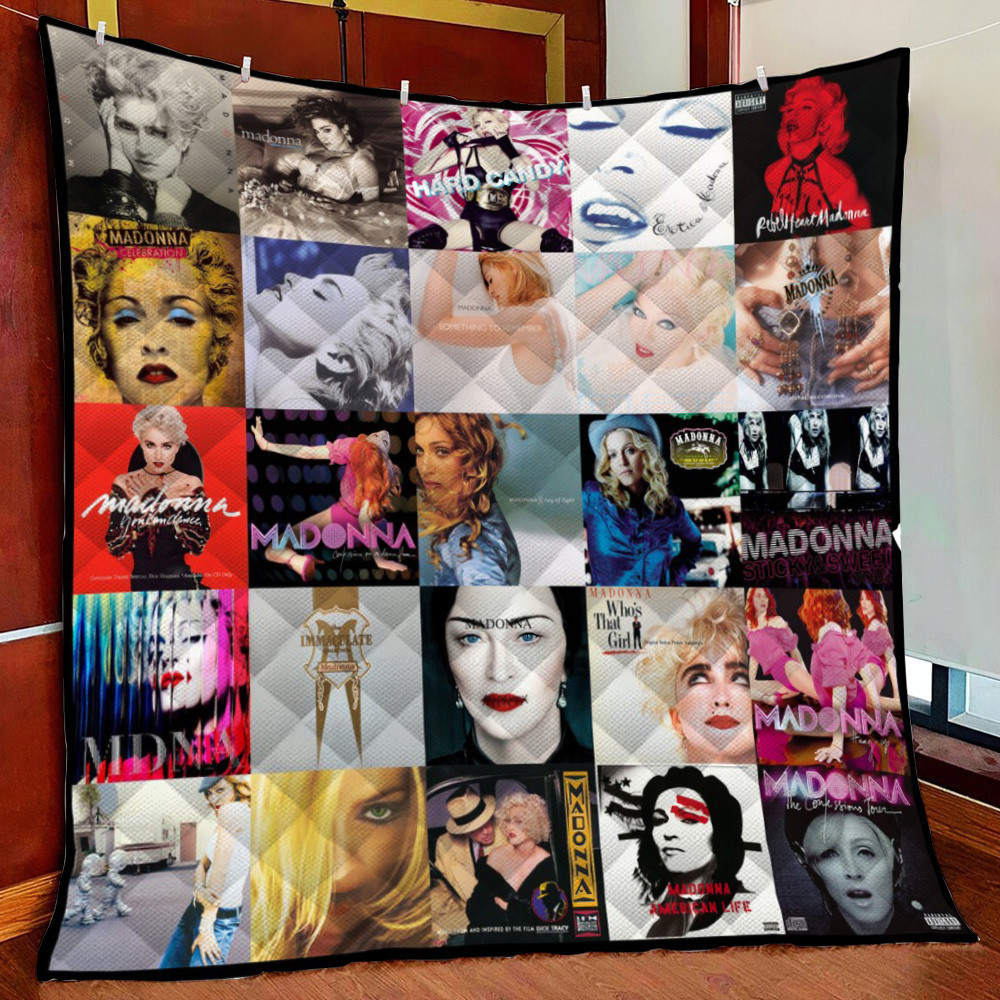 Madonna 1 Fleece Blanket Quilt Blanket