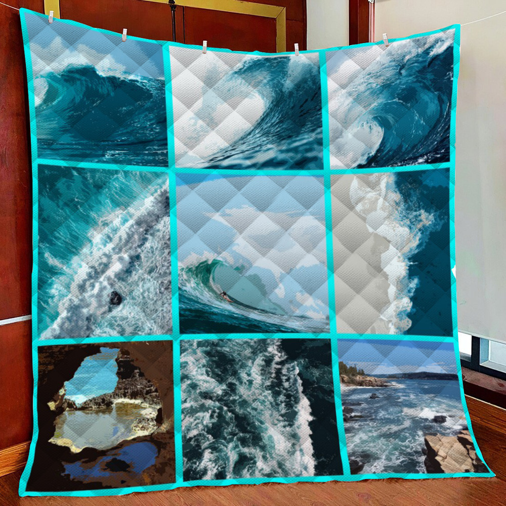 Ocean Fleece Blanket Quilt Blanket