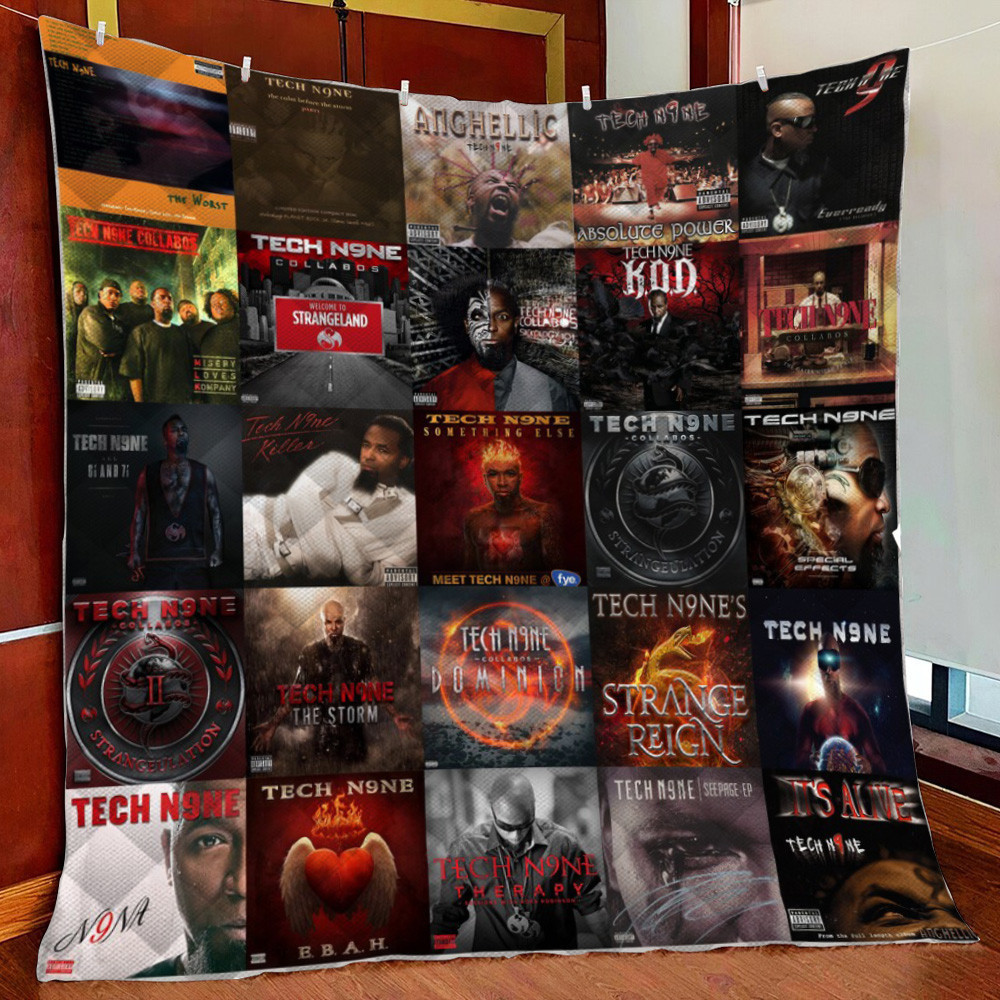 Tech N9Ne Fleece Blanket Quilt Blanket For Bed