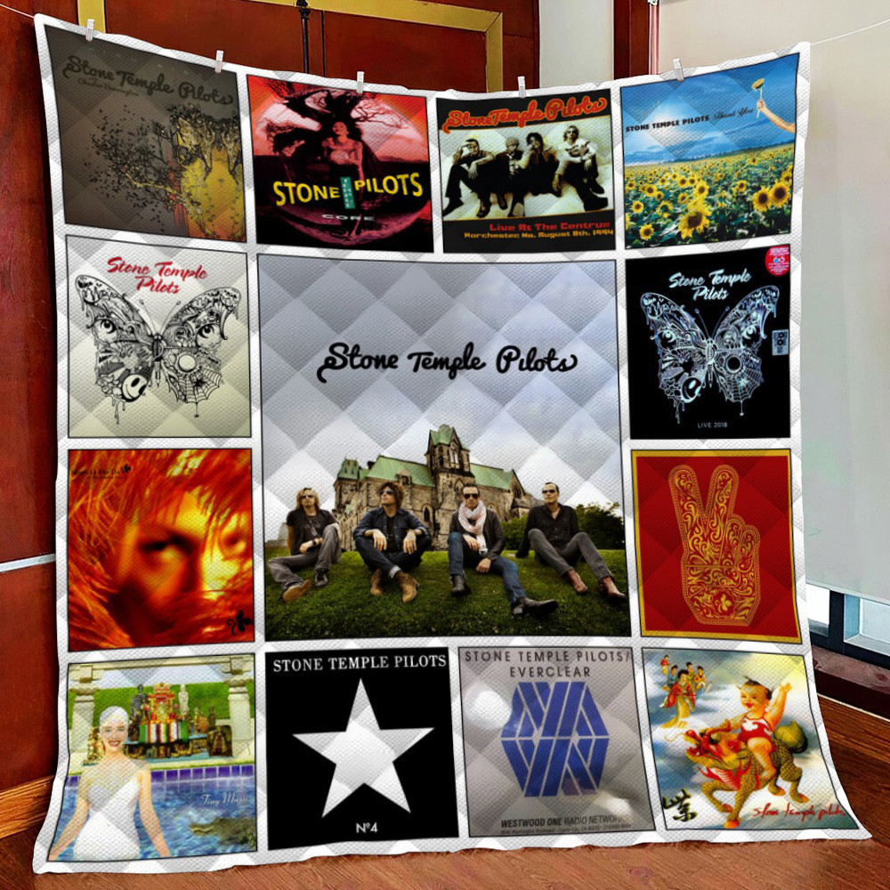 Stone Temple Pi Al Fleece Blanket Quilt Blanket